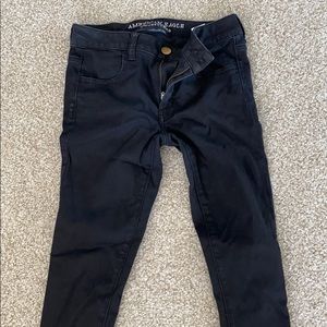 Black American Eagle Jeggings